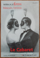 Affichette Programme (14 X 21) Le Cabaret - Théâtre De La Commune, Aubervilliers - Illustration : Stanislas Bouvier - Programs