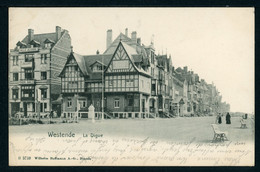 CPA - Carte Postale - Belgique - Westende - La Digue - 1906 (CP21225) - Westende