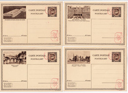 485/37 -- Entiers Illustrés Képi No 10 M2 - Série Complète 25 Pièces - Double Empreinte P011 (1 Latérale) - ETAT NEUF - Illustrated Postcards (1971-2014) [BK]