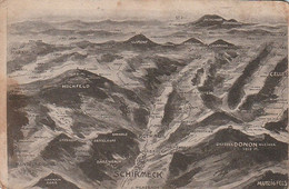 AK Schirmeck - Panoramakarte - Feldpost II./8. Gren. Landw. Rgt. 100 - 1915 (61133) - Elsass