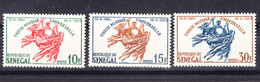 Senegal 1963 UPU Mi#264-266 Mint Hinged - Senegal (1960-...)