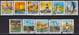 China Taiwan 1991 Lighthouses 11 Values ​​used - Oblitérés