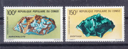 Congo 1970 Airmail Minerals Mi#230-231 Mint Never Hinged - Nuovi