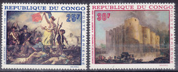 Congo 1968 Airmail Mi#163-164 Mint Never Hinged - Nuovi