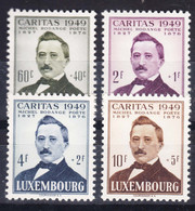 Luxembourg 1949 Mi#464-467 Mint Hinged - Nuovi