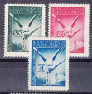 Yugoslavia Republic, Sport 1947 Mi#524-526 Mint Never Hinged - Unused Stamps