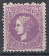Serbia Principality 1879/80 Fifth Print Mi#17 V Mint Hinged - Serbien