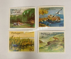 Portugal 1985 Nature Reservates Environment Tourism Fauna Birds Seagulls Swans Animals Bird Travel Stamps MNH - Schwäne