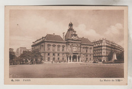 CPSM PARIS 19° ARRONDISSEMENT - La Mairie Du XIX° - Arrondissement: 19