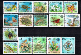 SEYCHELLES / Neuf**/MNH** / 1977 - Série Courante / Faune Et Flore (Série Complète) - Seychelles (1976-...)