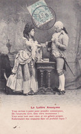 Delcampe - La Lettre Anonyme " Vous Arrivez à Point..." - Philosophie