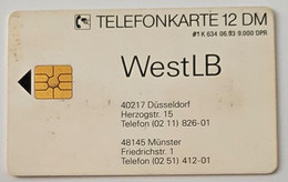 GERMANY Phone Card Telefonkarte Deutsche Telkom1993 12DM 9000 Have Been Issued - Other & Unclassified