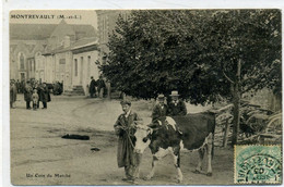 49 - MONTREVAULT - Un Coin Du Marché. - Montrevault