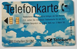 GERMANY Phone Card Telefonkarte Deutsche Telkom1991 50DM 500000 Have Been Issued - Altri & Non Classificati