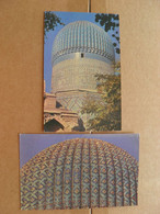 2 Cards Post Card Uzbekistan Samarkand Gur-emir - Ouzbékistan