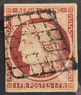 FRANCE 1849 - Canceled (grille) - YT 6 - 1F - 1849-1850 Ceres