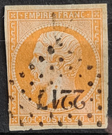 FRANCE 1853 - Canceled - YT 16j - 1853-1860 Napoléon III.