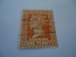 VICTORA  USED STAMPS  DUE 1866 - Otros & Sin Clasificación