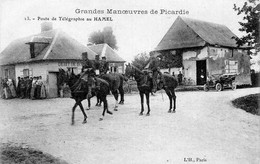 D60 - POSTE DE TELEGRAPHIE AU HAMEL (GRANDES MANOEUVRES DE PICARDIE) - Autres Communes