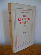 LES LUNETTES VERTES De Pierre Brisson (1953)  Editions NRF/Gallimard - Other