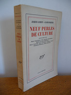NEUF PERLES DE CULTURES (Pastiches...) Jacques Laurent - Claude Martine (1952)  Editions NRF/Gallimard - Autres