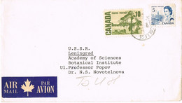 46202. Carta Aerea McDONALD College (Quebec) Canada  1972 To Rusia - Cartas
