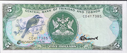 Trinidad 5 Dollars, P-37c (1985) - UNC - Signature 6 - Trinidad Y Tobago