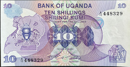 Uganda 10 Shillings, P-16 (1982) - UNC - Uganda