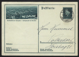 Ganzsache Deutsches Reich  P 192/012 Klotzsche - Königswald Gest 2.1.32 HKE584 - Entiers Postaux
