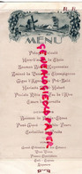 16- GUIZENGEARD - RARE MENU CHEZ LAMBERT-25 SEPTEMBRE 1948- TRAITEUR MONTIGAUD BERNEUIL -IMPRIMERIE TEXIER CHALAIS - Menükarten