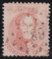 Belgie   .    OBP   .   16  .  Perf. 12½    .    O   .    Gebruikt   .   /    .   Oblitéré - 1863-1864 Medaillons (13/16)