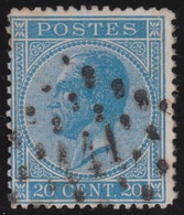Belgie   .    OBP   .   18A    .    O   .    Gebruikt   .   /    .   Oblitéré - 1865-1866 Profile Left