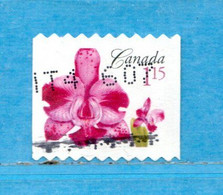 (Us.2) CANADA °- 2007 - Orchidée.   Yv. N° 2326a  .  Oblitérér. Come Scansione. - Usados