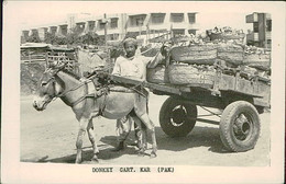 PAKISTAN - DONKEY CART. KAR - 1940s/50s ( BG14186) - Pakistan