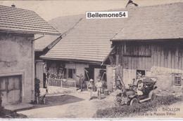 Cpa Dept 74 - Thollon - Vue De La Maison Vittoz - Circulé En 1913 (voir Scan Recto-verso) - Thollon