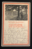AK Auf Vorposten Im Feindesland Spruchkarte Feldpostkarte Gestempelt/o 23. Reserve-Div. 1915 - Manoeuvres