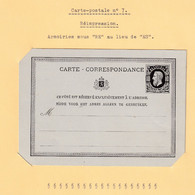 492/37 -- REIMPRESSION Carte Postale No 7 - Etat NEUF - Postcards [1871-09]