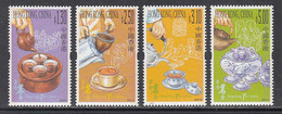 2001 Hong Kong Tea Culture Beverages  Complete Set Of 4 MNH - Nuevos