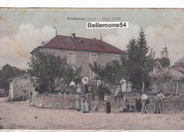 Cpa Dept 39 - Rare Cpa - Crotenay - Hôtel Ayel - Circulé En 1907  (voir Scan Recto-verso) - Altri & Non Classificati