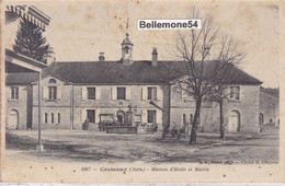Cpa Dept 39  - Crotenay - Maison école Et Mairie - Circulé En 1905 (voir Scan Recto-verso) - Other Municipalities