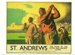 Sport : Golf : St. Andrews - The Home Of The Royal And Ancient Game : Illustrateur à Identifier : Scotland - Golf