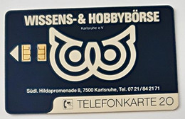 GERMANY Phone Card Telefonkarte Deutsche Telkom1991 20DM 3000 Have Been Issued - Andere & Zonder Classificatie