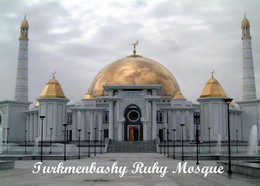 Turkmenistan Turkmenbashy Ruhy Mosque View New Postcard - Turkmenistan