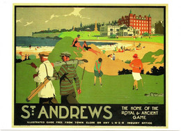 Sport : Golf : St. Andrews - The Home Of The Royal & Ancient Game : Illustrateur à Identifier : Scotland - Golf