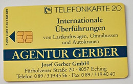 GERMANY Phone Card Telefonkarte Deutsche Telkom1991 20DM 3000 Have Been Issued - Andere