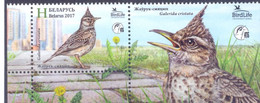 2017. Belarus, Bird Of The Year, Stamp With Label, Mint/** - Belarus