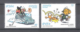 España 2001- Comics Españoles F.Ibañes-Rompetechos  - 2 Sellos Nuevos MNH**-Serie Completa-Espagne Spain Spanien Spanje - 2001-10 Unused Stamps