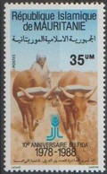 Mauritanie Mauritania - 1988 - Anniversaire FIDA- 35UM - Mauritania (1960-...)