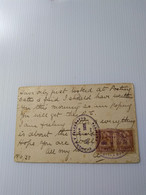 Liverpool GB To Perú.1928.oval Reception Pmk Estafeta.callao.peru.&2taxe Stamp.reg Post E 7 Conmems 1 Or 2 Covers - Perú