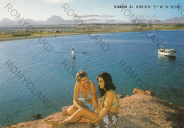 CARTOLINA  SHARM-EL-SHEIKH,EGITTO,BACKGROUND THE SOUTH SINAI MOUNTAIN,VIAGGIATA 1979 - Sharm El Sheikh